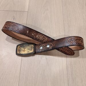 Brown Leather Ford Trucks Belt